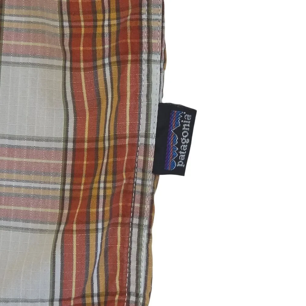 Patagonia A/C Shirt Button Front Camp Organic Cotton Plaid Mens Medium